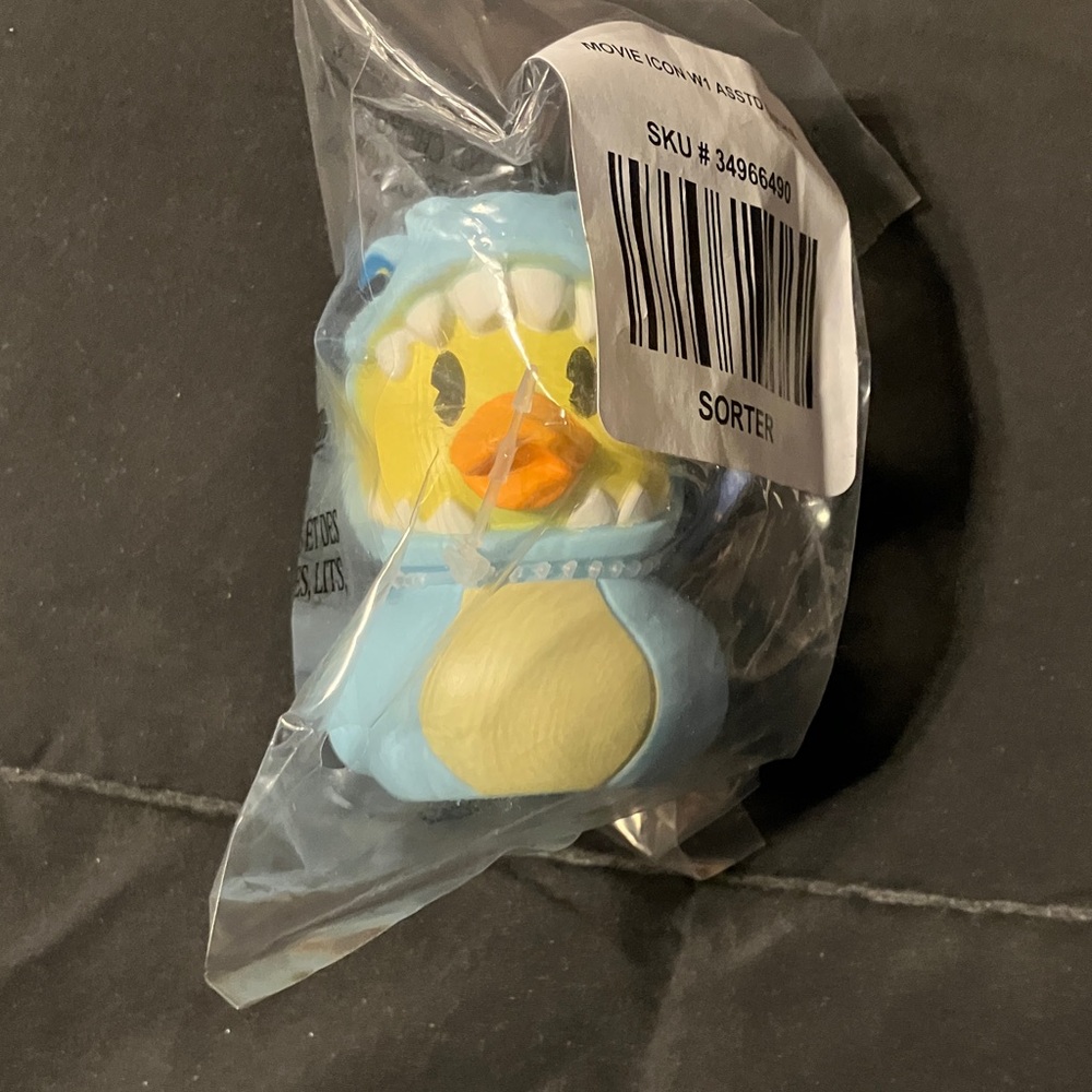 Duckalooz Movie Icons Cosplaying Duck - Blue (Jurassic World)
